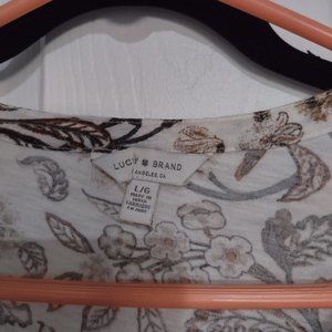 Lucky Brand jersey blouse
